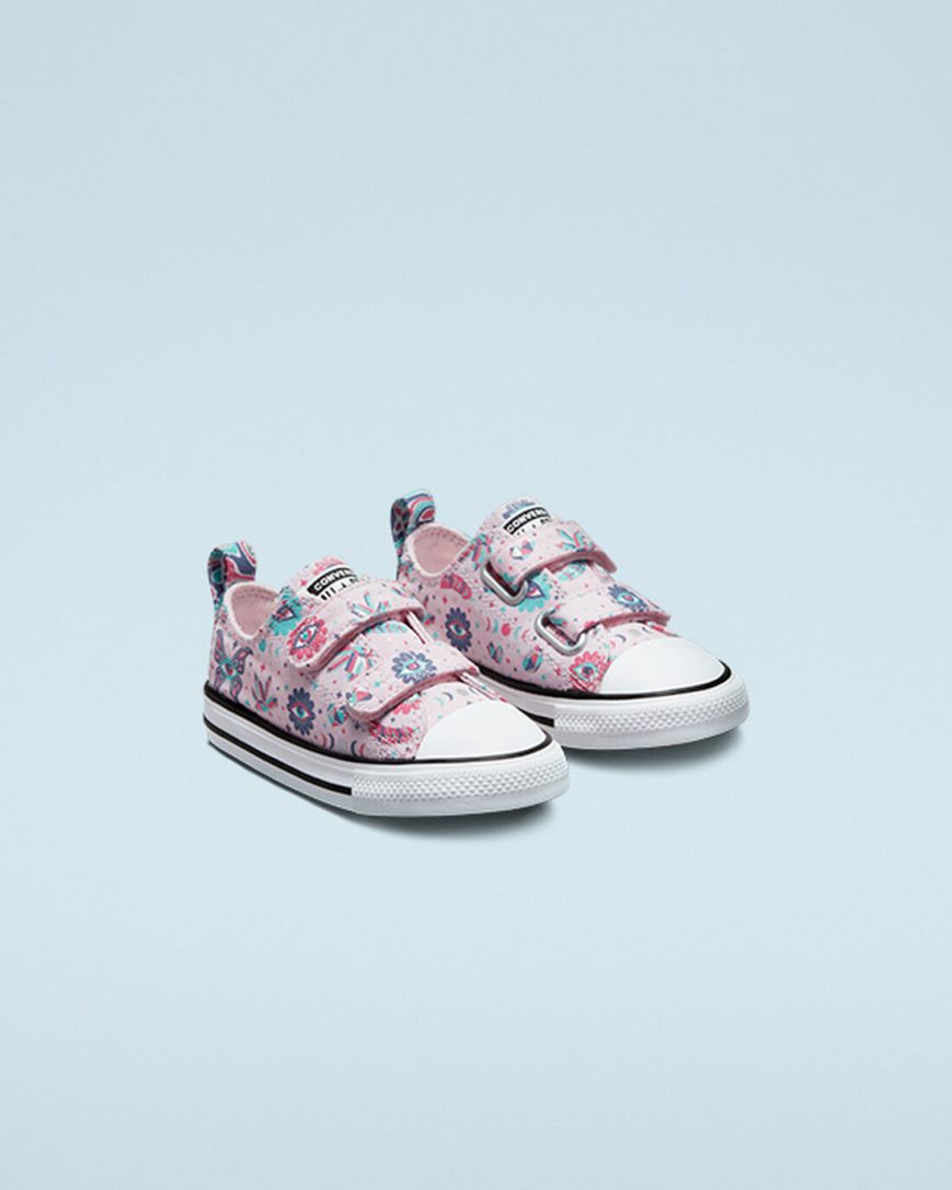 Boys' Converse Chuck Taylor All Star Easy-On Mystic Gems Low Top Shoes Pink | AU 689C5Y